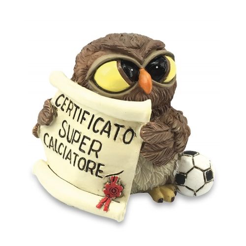 Dekofigur  Eule Super Calciatore