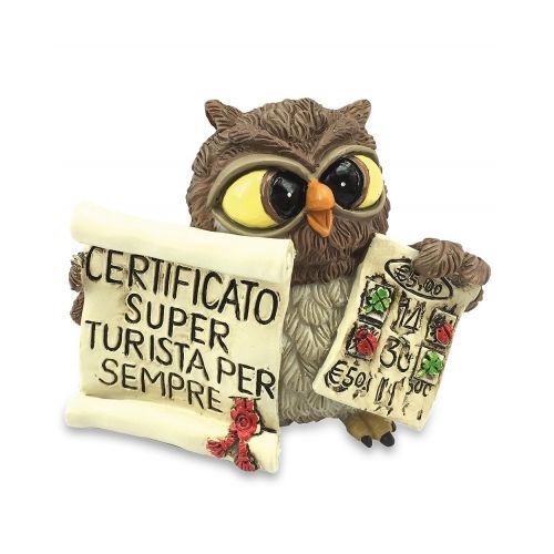 Dekofigur  Eule Super Rurista per Sempre