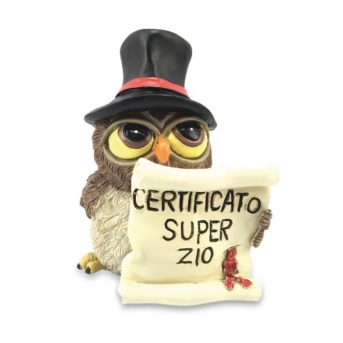 Dekofigur  Eule Super Zio