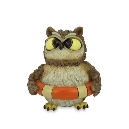 Dekofigur  Eule Bademeister