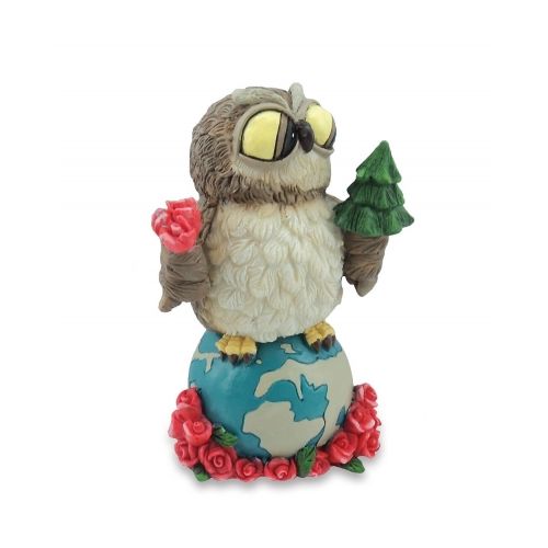 Dekofigur  Eule Erde