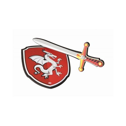 Papo 20004 + 20005 - Spielzeug - Schwert & Schild Drachenritter