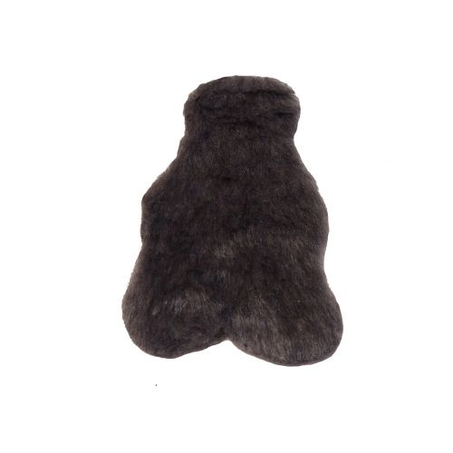 Bettvorleger aus Kunstfell in grau 15 cm