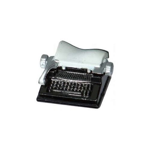 Nostalgische Schreibmaschine schwarz 2 cm