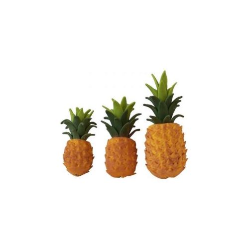 3er Set Ananas 2,5 - 4 cm