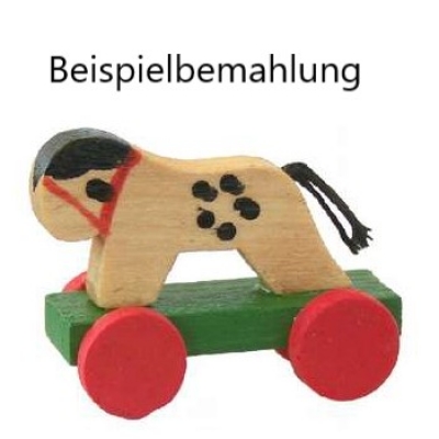 Deko Zieh - Tier - Schaf 3 cm natur zum selber bemalen - 2