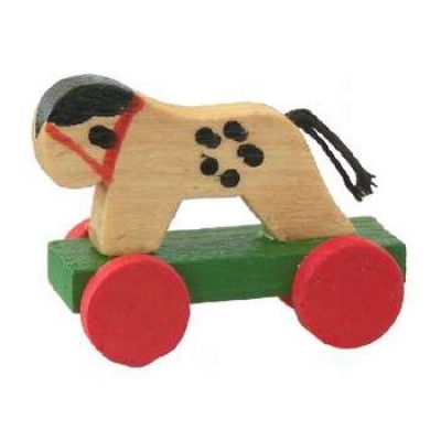 Deko Zieh - Tier - Schaf 3 cm bemalt