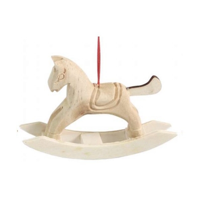 Holz Schaukelpferd 8cm natur
