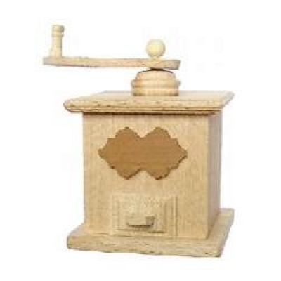 Nostalgische Kaffeemühle Holz natur 2,5 cm