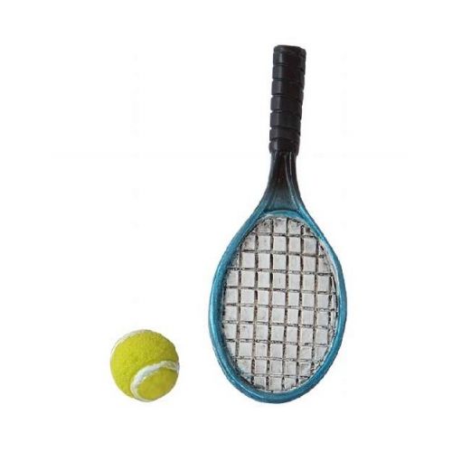 Tennisschläger 6 cm mit Ball