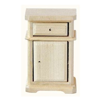 Nachttisch Holz natur 4x3,5x6 cm