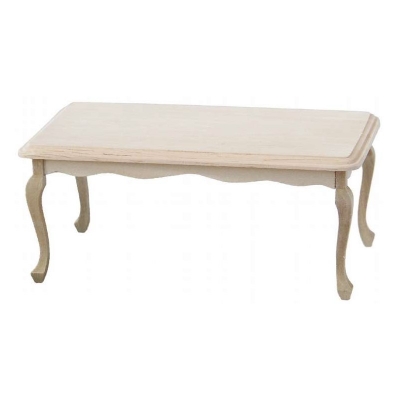 Deko-Speisezimmer 1:12 5/B,9Teile,natur,                            10/UK - 4